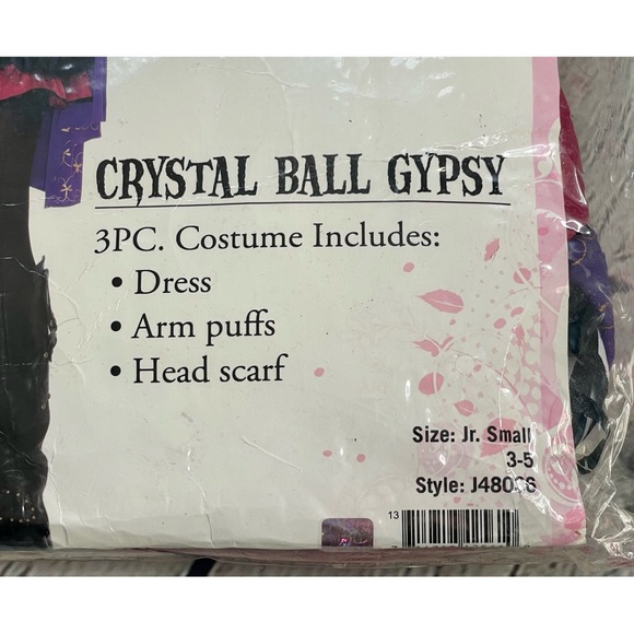 Leg Avenue Juniors Crystal Ball Gypsy Costume - Picture 5 of 7